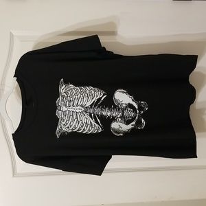 SHEIN Skeleton Theme T-shirt